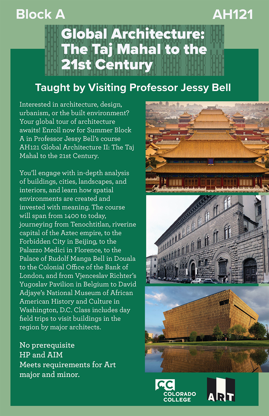 Block A global architecture poster