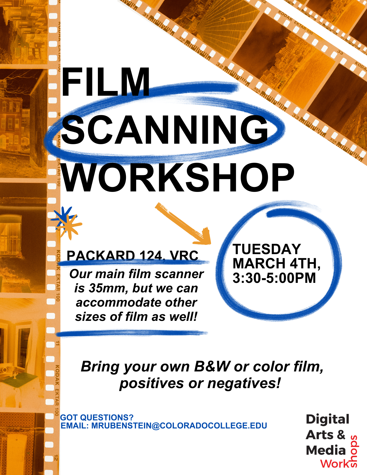 Film scanning poster