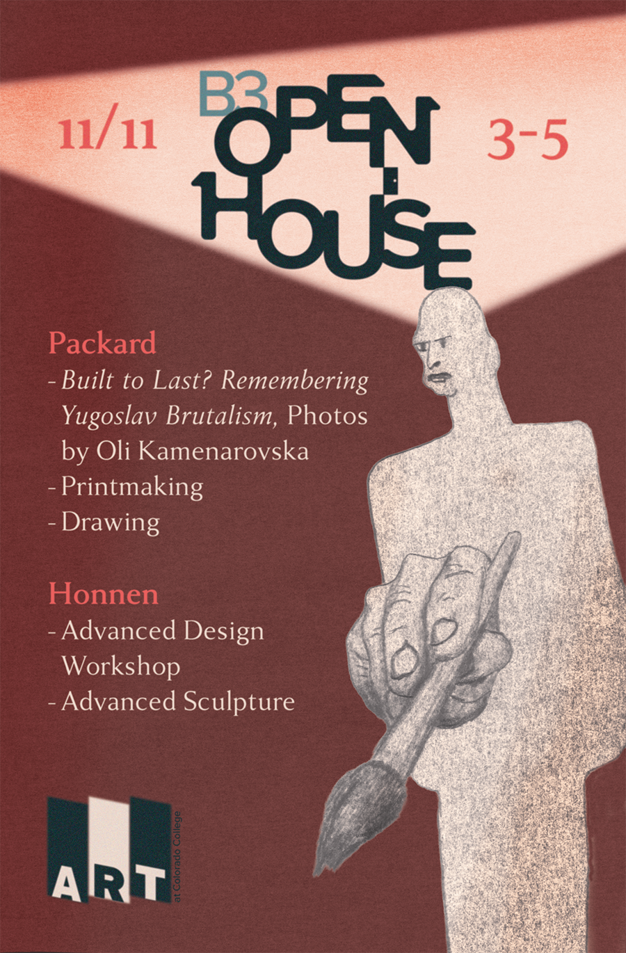 poster for block 3 open house