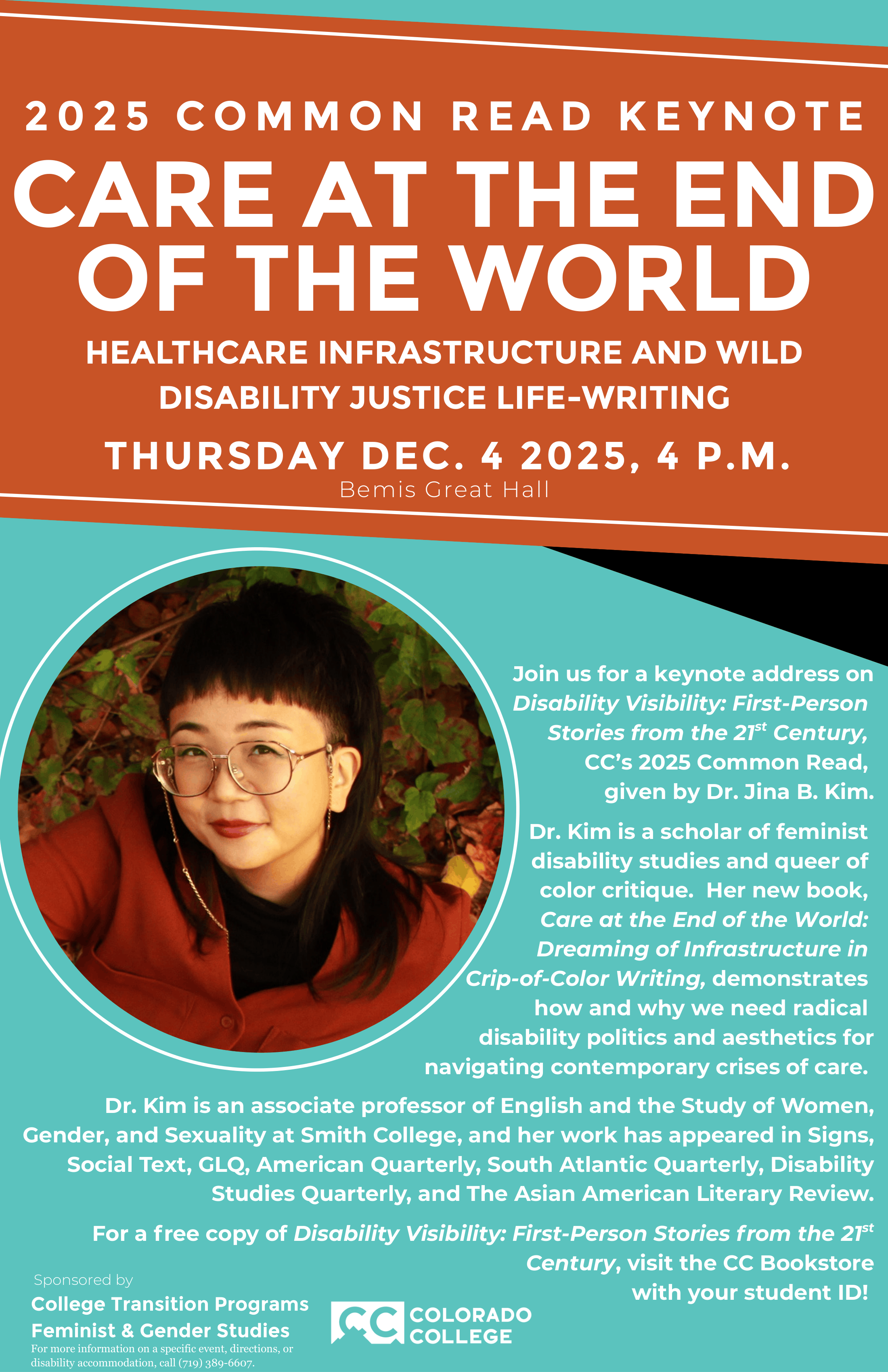 Jina Kim Common Read poster
