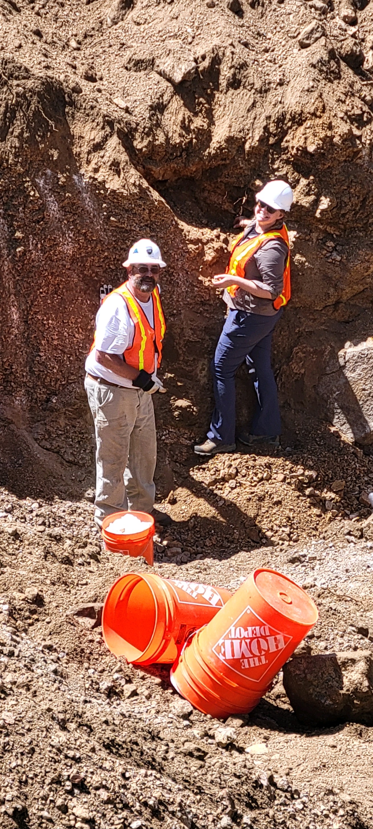 Charlies and Michelle collecting Amazonite