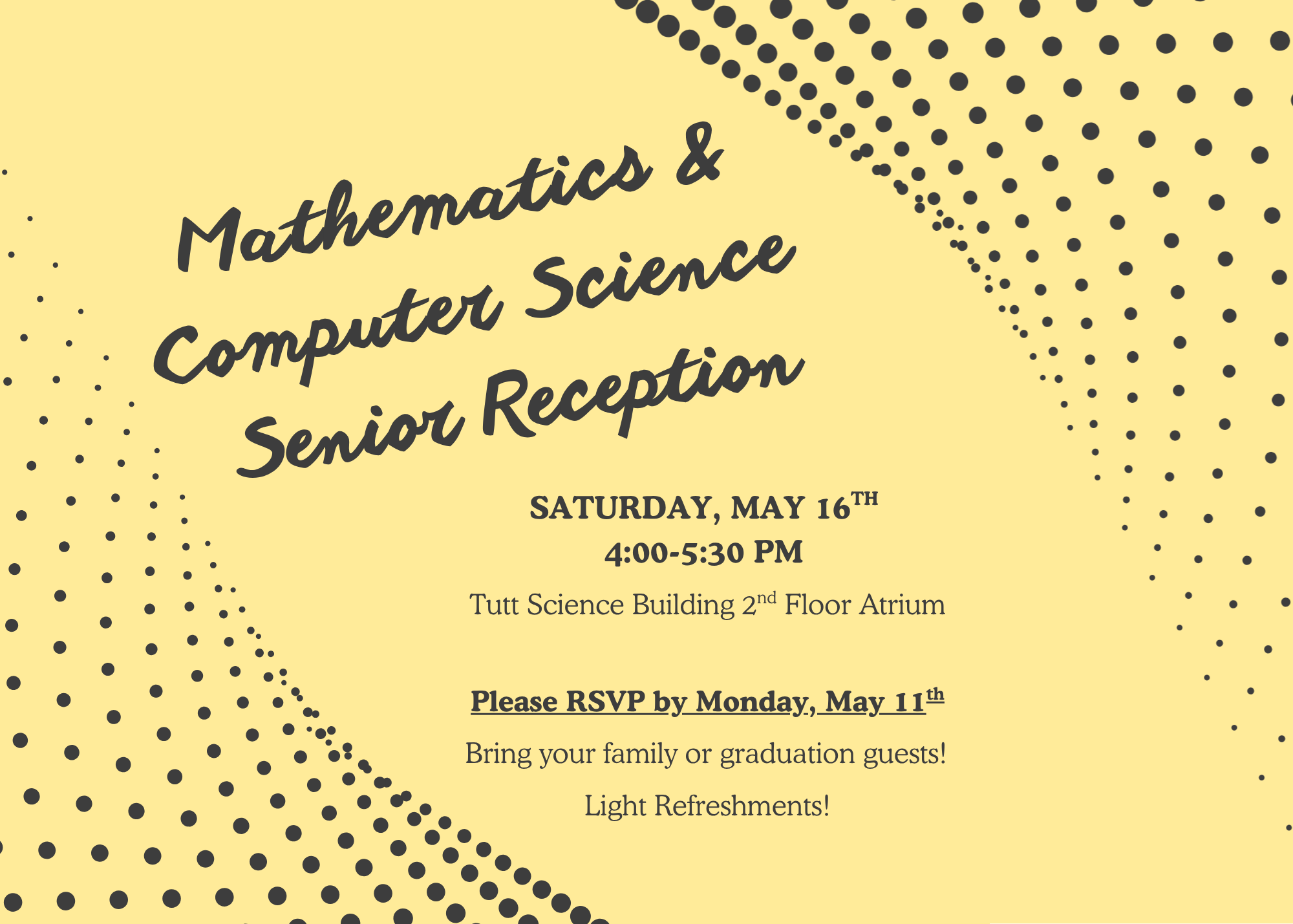 Senior reception 2026