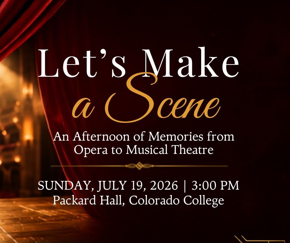 Vocal Arts Festival, Let's Make a Scene Concert, Sunday, July 19, 3 p.m., Packard Performance Hall
