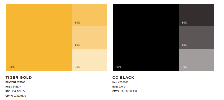 Tiger Gold, Black, and White 