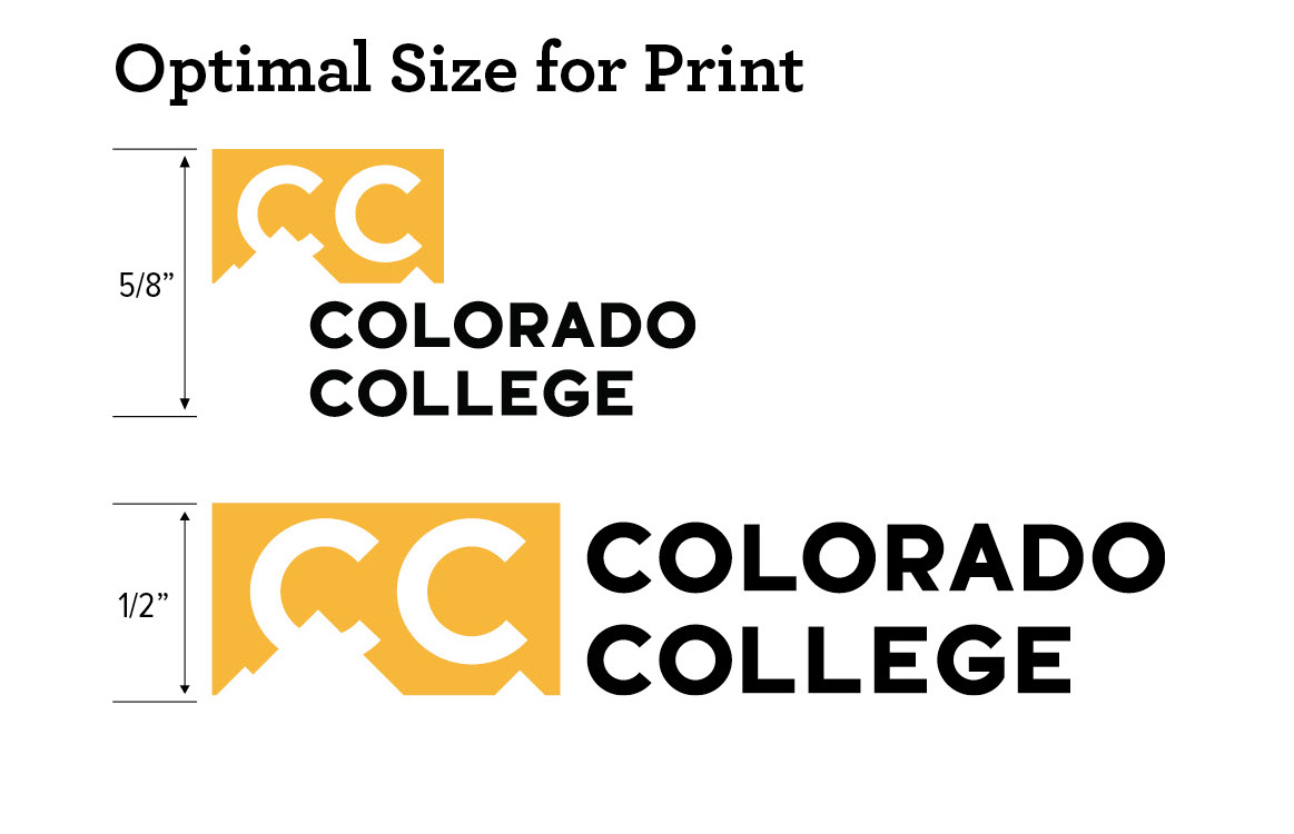 Optimal logo size for print