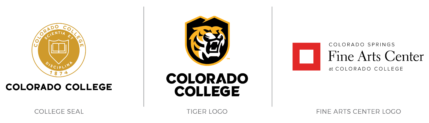 The college seal, Tiger logo, and FAC logo