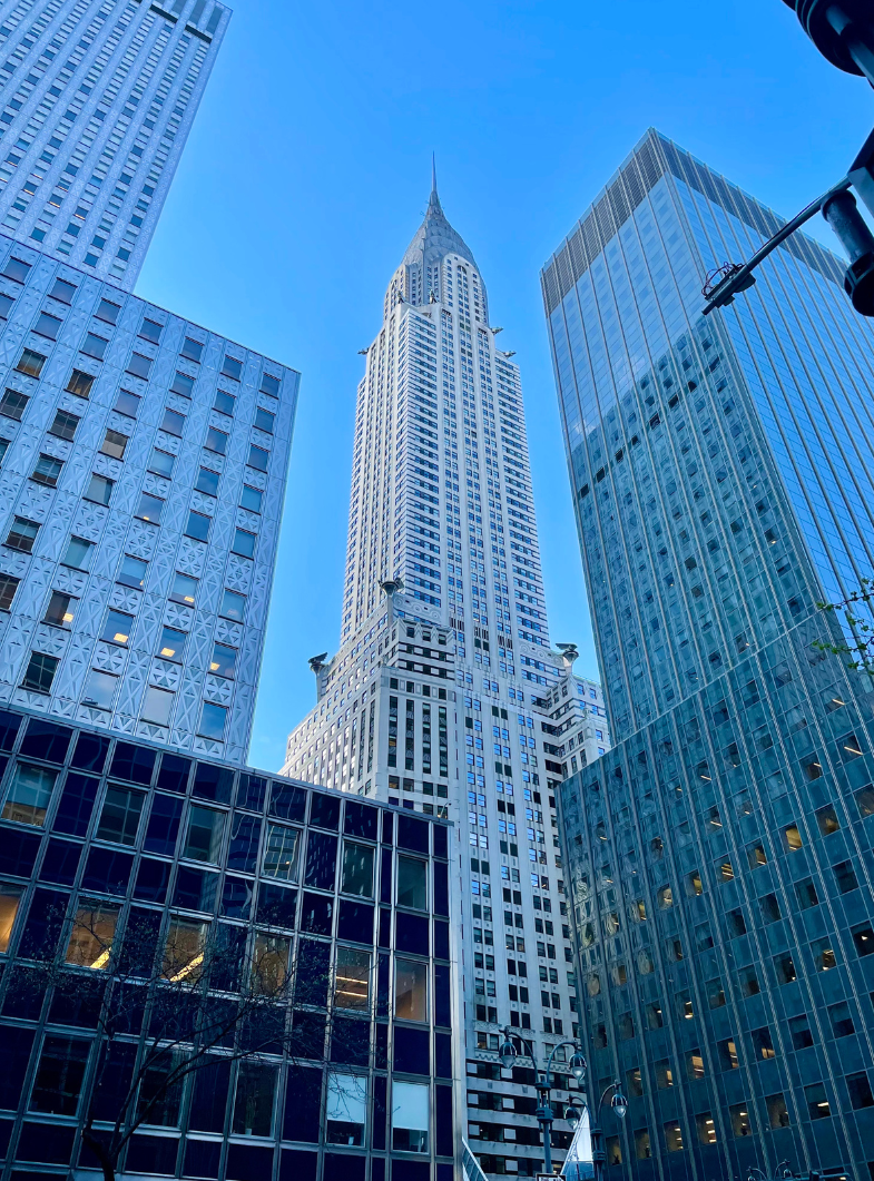 Image of the Chrysler Building in New York.