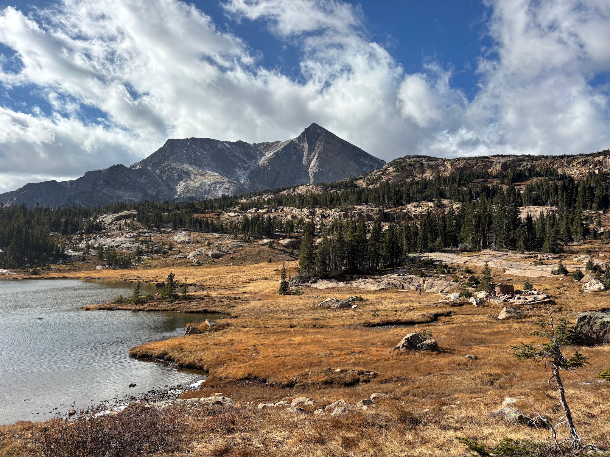 Landscape photo of a mountain in Rocky Mountain National Park