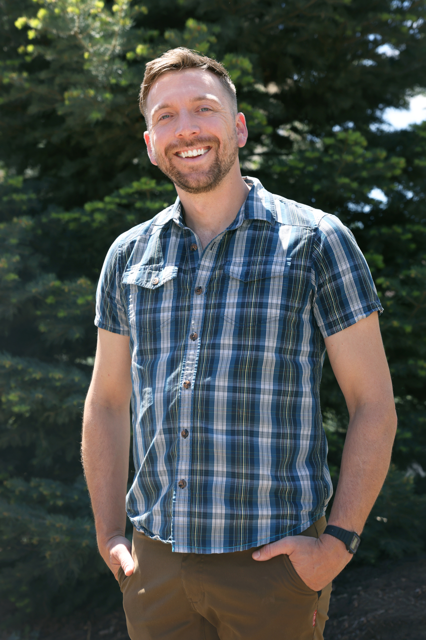 Portrait of Andrew Harrow, Assistant Director of Outdoor Education