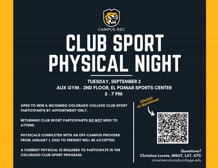 2025 Club Sport Physical Night